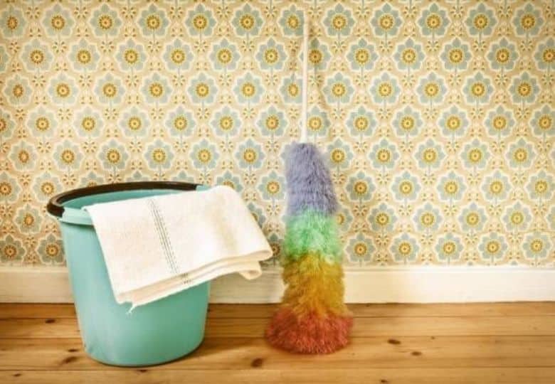Cách vệ sinh giấy dán tường hiệu quả