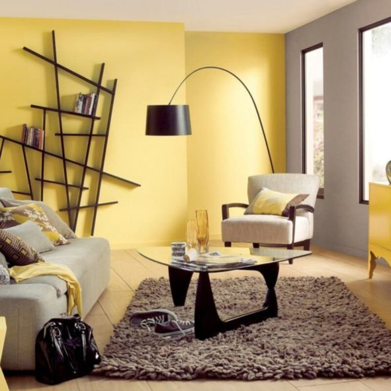 Giấy dán tường Lilycolor 18-707 - Màu vàng