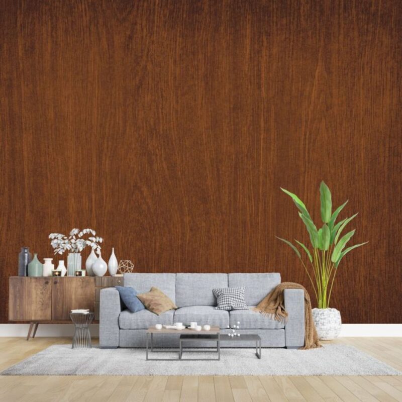 Giấy dán tường Lilycolor 19-032 – Nâu gỗ ấm áp