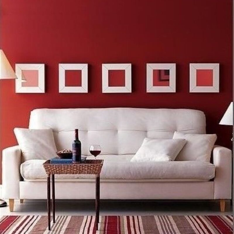 Giấy dán tường Lilycolor K3-353 – Màu đỏ đậm