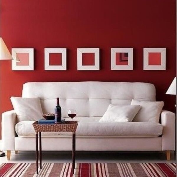 Giấy dán tường Lilycolor K3-353 - Màu đỏ đậm