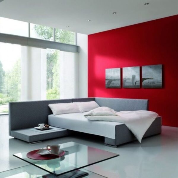 Giấy dán tường Lilycolor K3-353 - Màu đỏ đậm