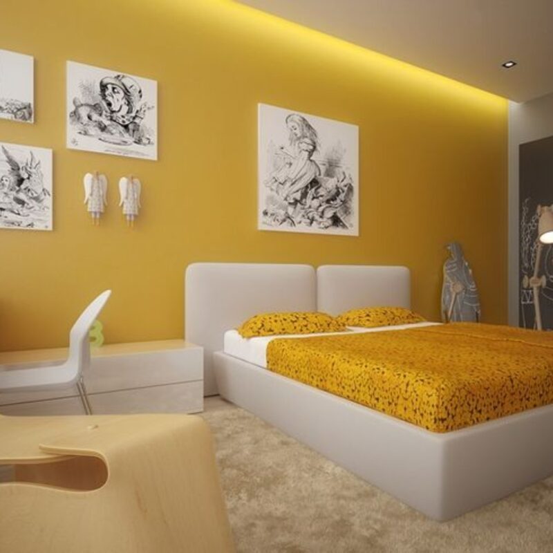 Giấy dán tường Sangetsu Reserves – RE3284 - Màu vàng