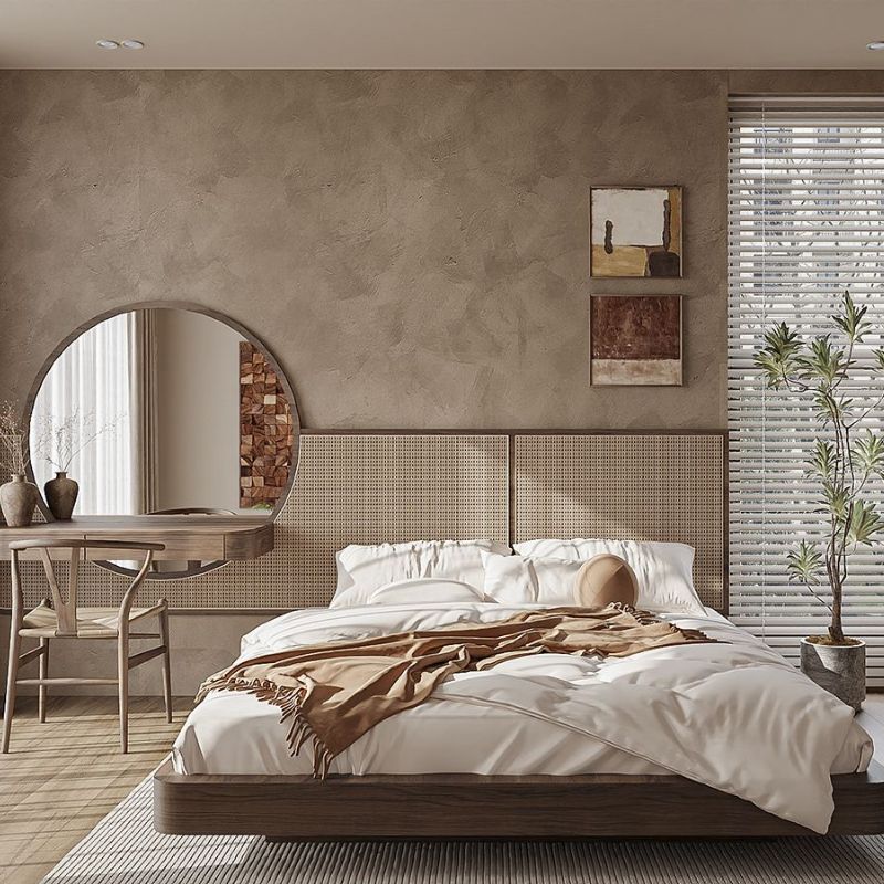 Giấy dán tường phòng ngủ