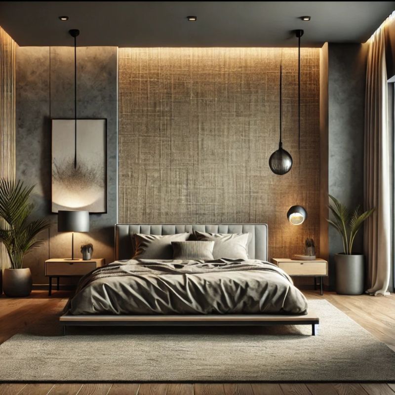 Giấy dán tường phòng ngủ