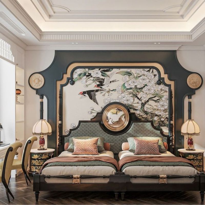 Giấy dán tường phòng ngủ