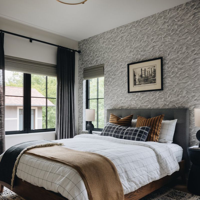 Giấy dán tường phòng ngủ người lớn tuổi