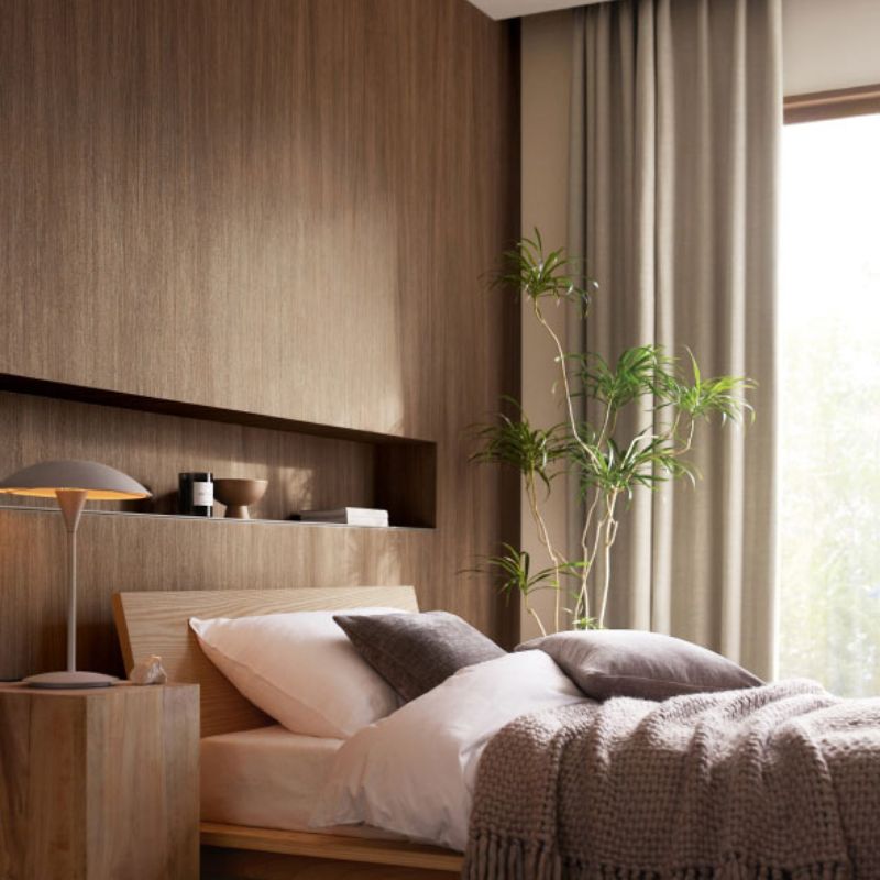 Giấy dán tường phòng ngủ người lớn tuổi