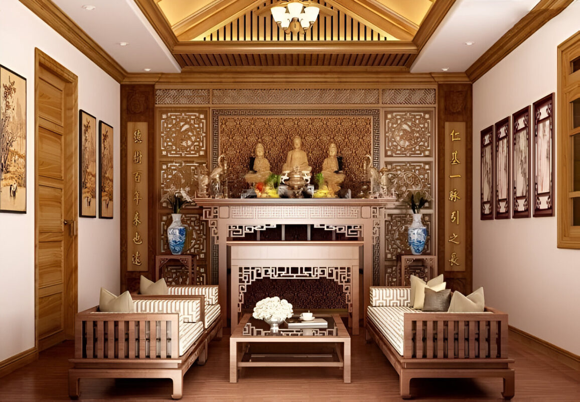 Hiệu ứng 3D tạo chiều sâu cho căn phòng