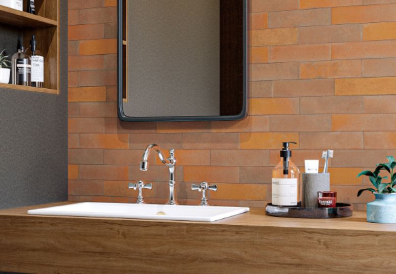 Mẫu giấy dán tường giả gạch đẹp, giá rẻ