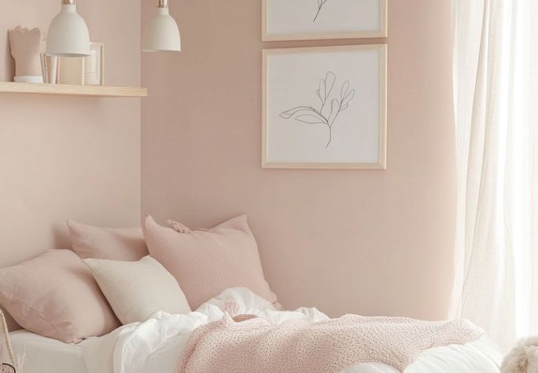 Giấy dán tường phòng ngủ cho con gái