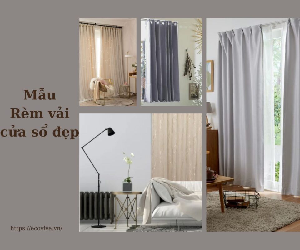 Mẫu rèm vải cửa sổ đẹp