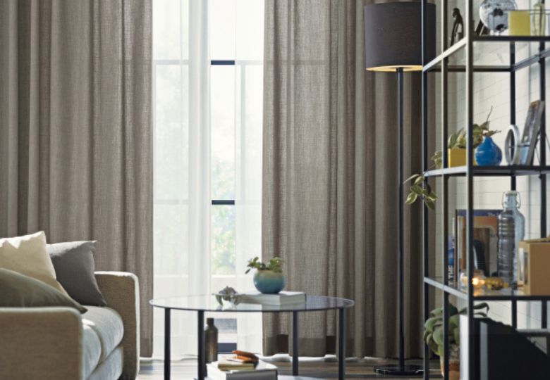 Mẫu rèm vải bố