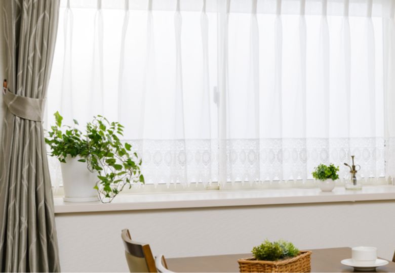 Vải may rèm vải voan