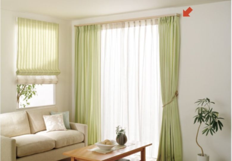 Cách lắp rèm vải 2 lớp