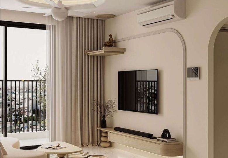Phối màu rèm vải