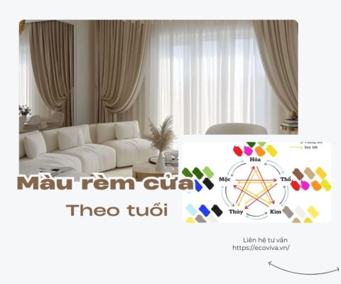 Cách chọn màu rèm cửa theo tuổi