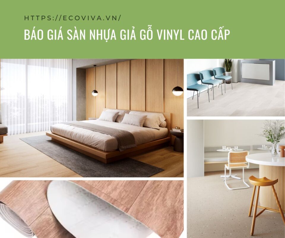 Báo giá sàn nhựa giả gỗ Vinyl cao cấp bao nhiêu tiền 1m2?