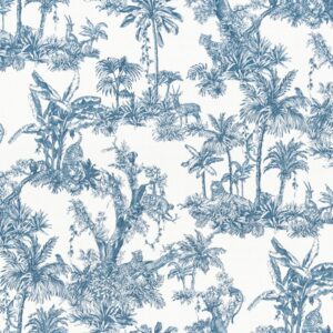 Giấy dán tường Sangetsu FE76790 - Họa tiết toile de Jouy