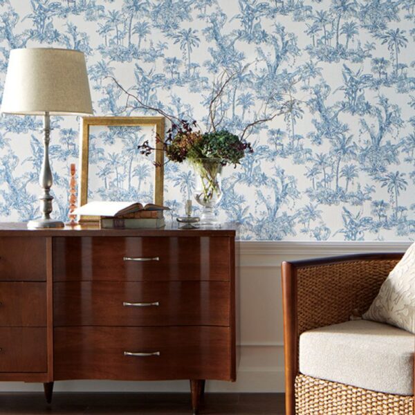 Giấy dán tường Sangetsu FE76790 - Họa tiết toile de Jouy