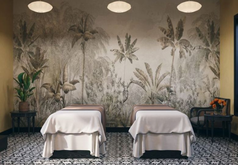 Giấy dán tường Spa