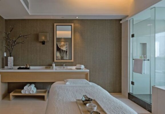 Giấy dán tường Spa