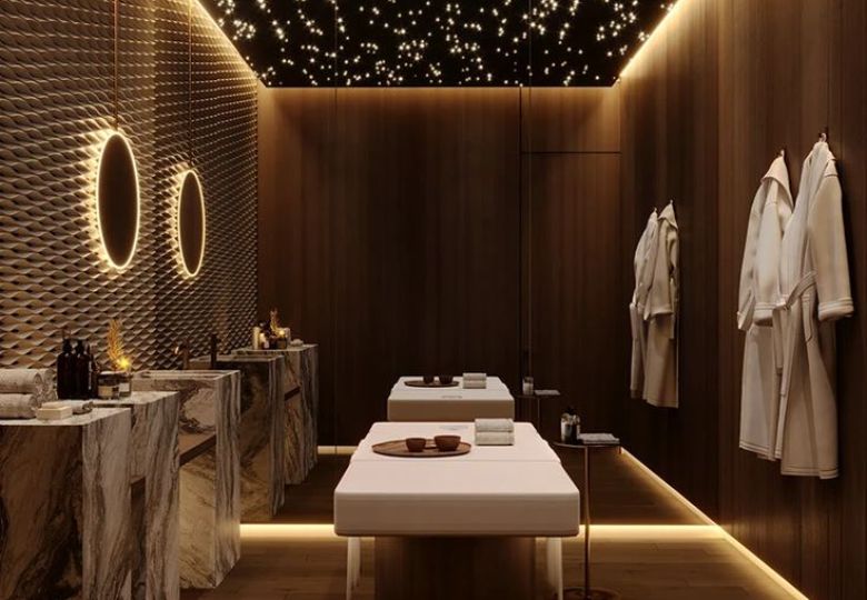 Giấy dán tường spa