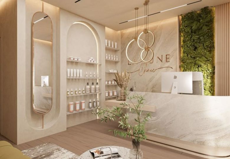 Giấy dán tường spa