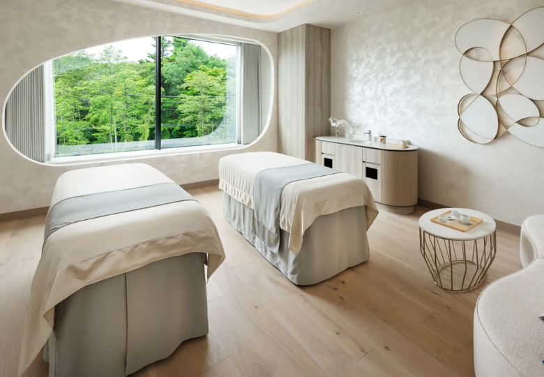 Giấy dán tường spa
