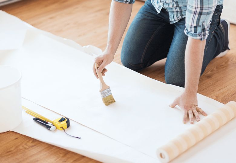 Keo dán giấy dán tường