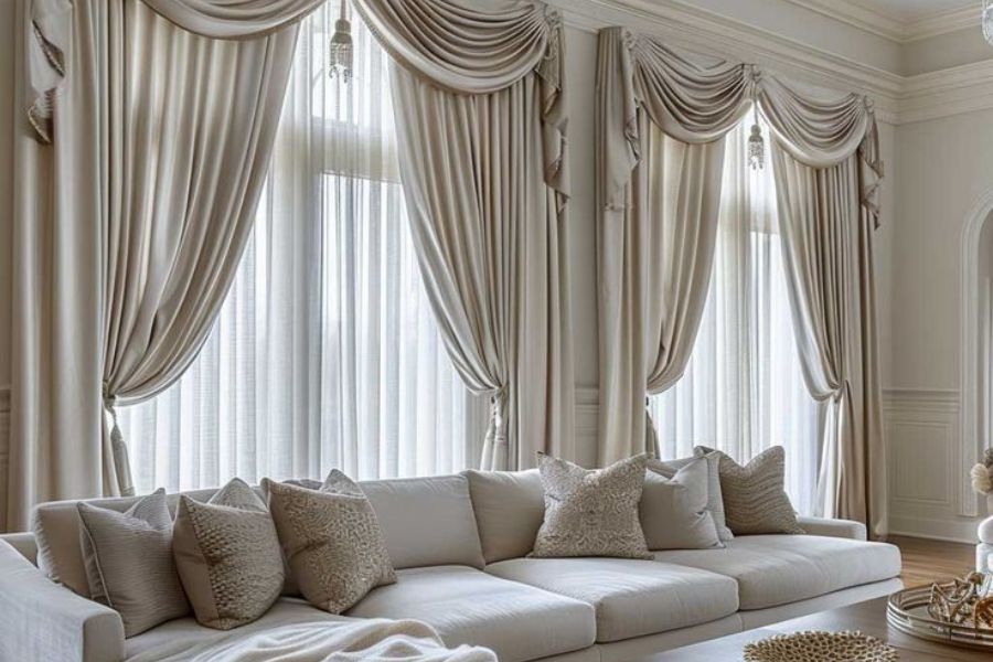 Rèm vải Nhật Bản