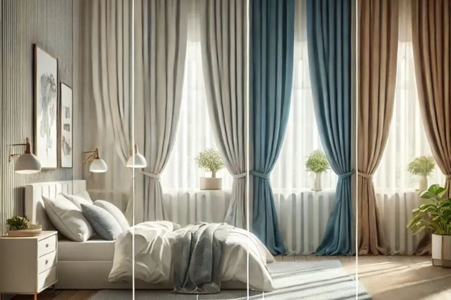 Vải may rèm Nhật Bản