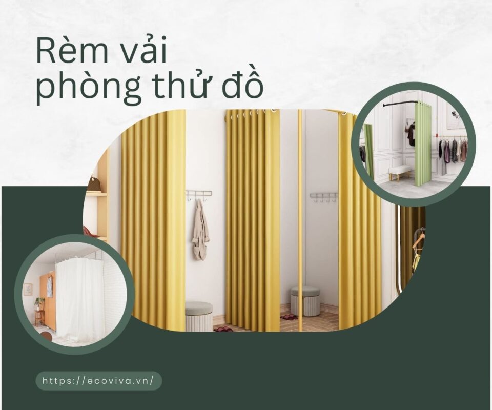 Rèm vải phòng thử đồ