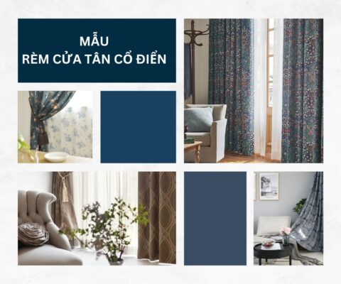 Mẫu rèm cửa tân cổ điển