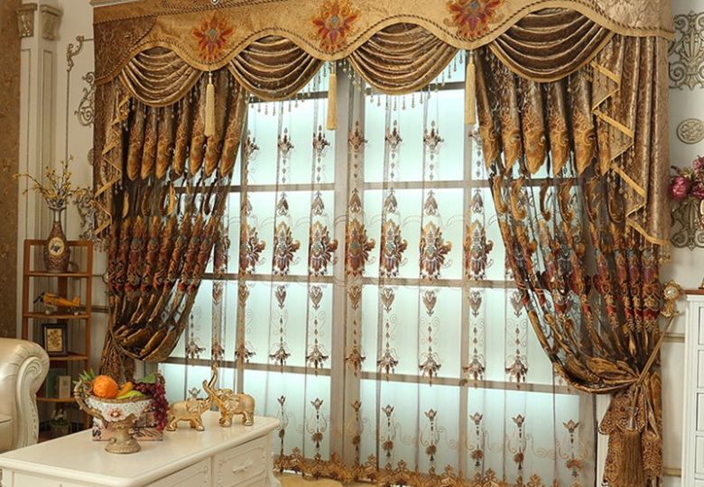 Mẫu rèm cửa tân cổ điển