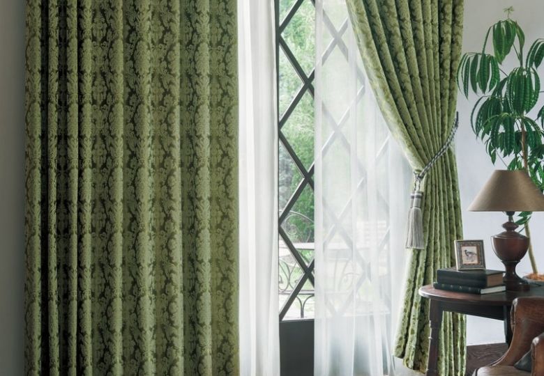 Rèm vải tân cổ điển họa tiết tinh xảo, phù hợp biệt thự