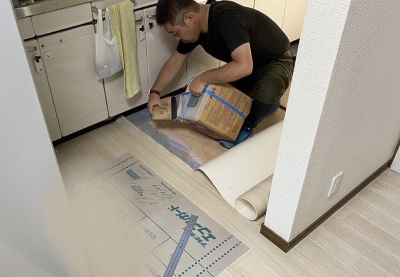 Thi công sàn nhựa giả gỗ