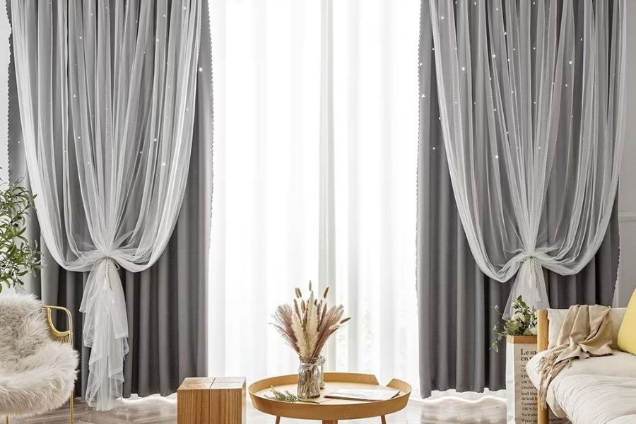 Vải may rèm Nhật Bản