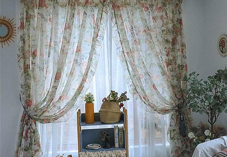 Vải may rèm cửa vintage