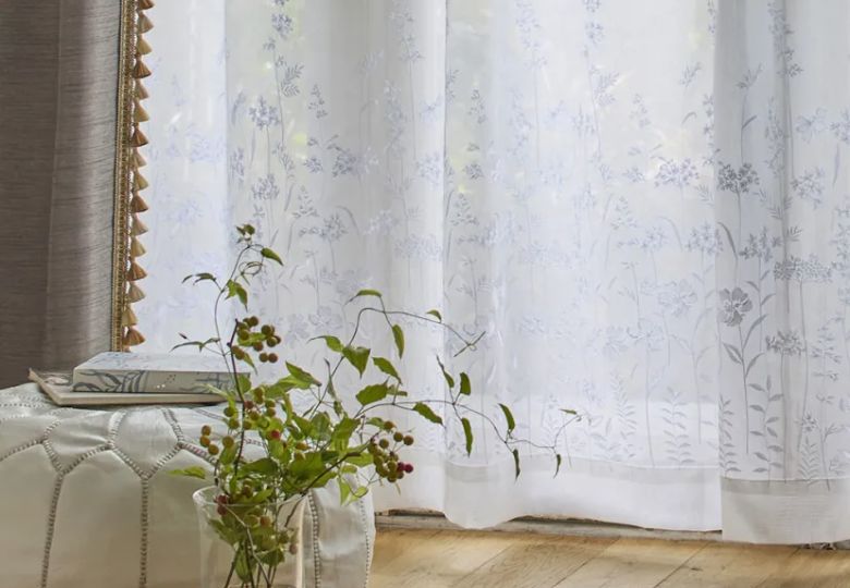 Vải may rèm cửa vintage