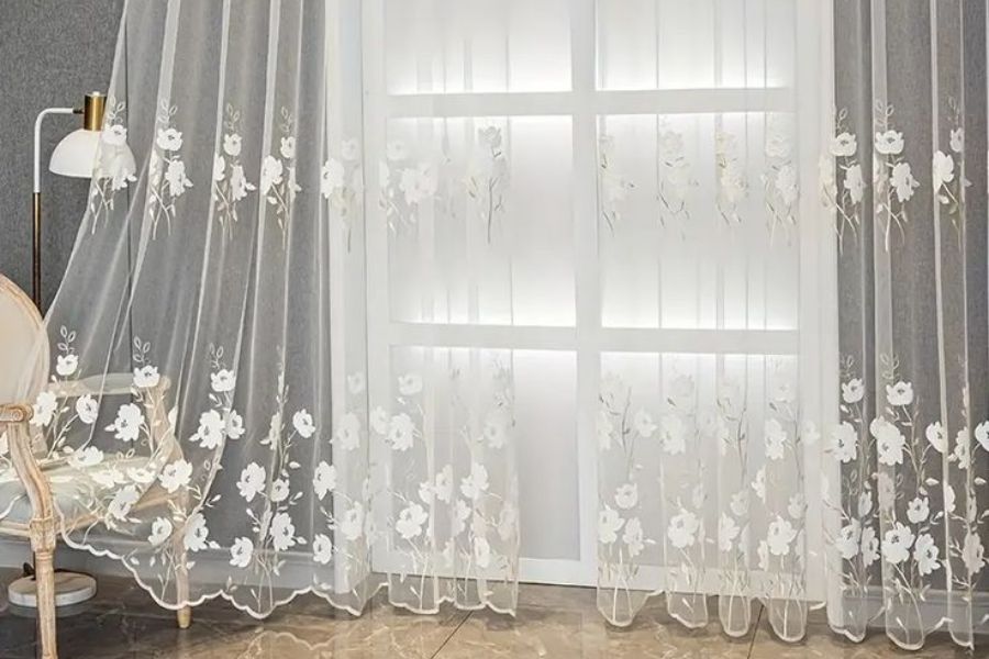 Vải may rèm Nhật Bản