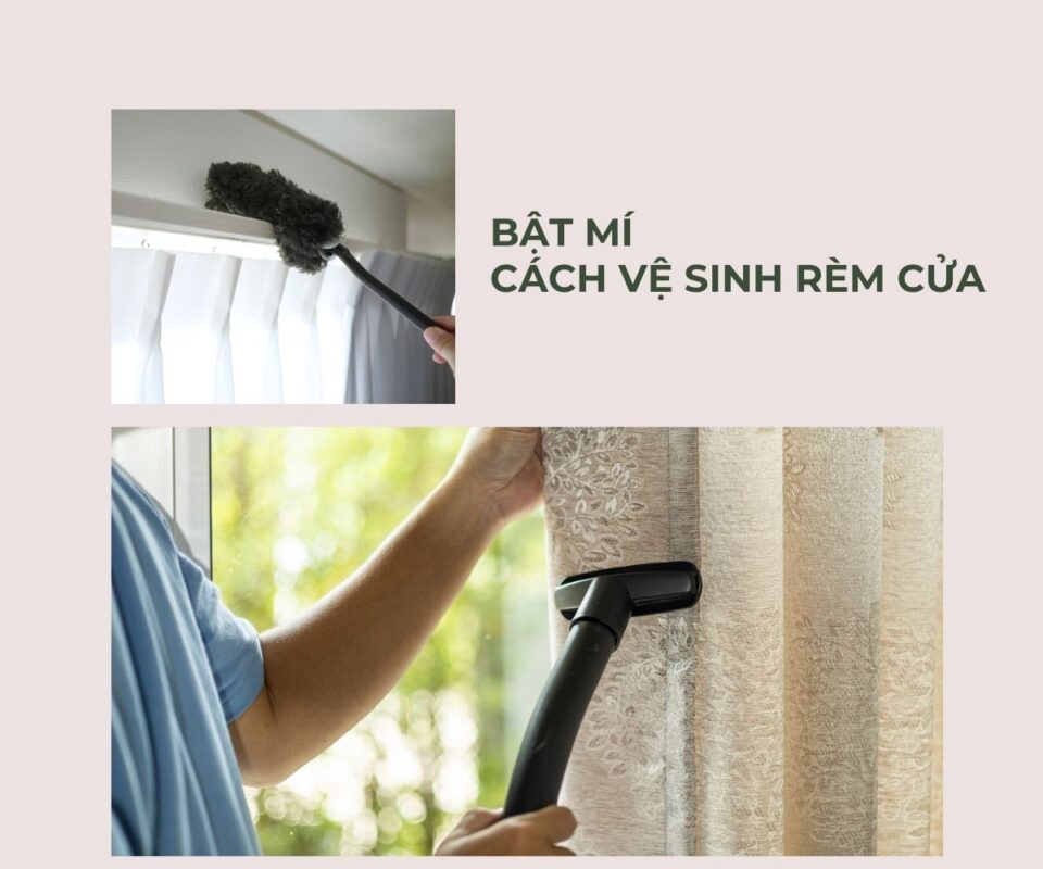 Cách vệ sinh rèm cửa