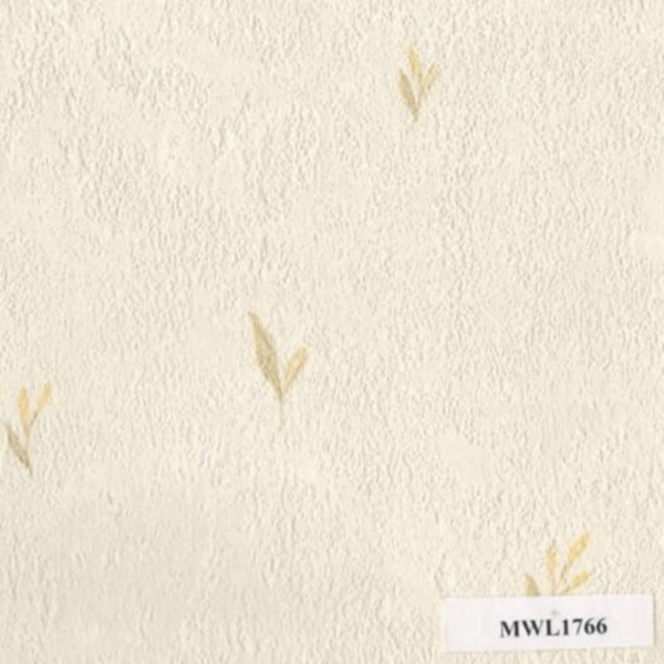 Giấy dán tường Lilycolor MWL1766 – Màu kem nhạt