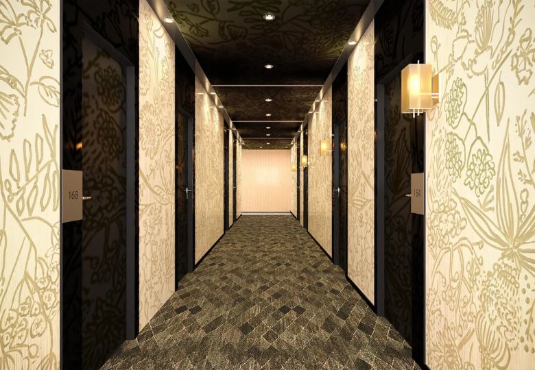 Giấy dán tường khách sạn