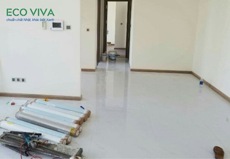 Thi công giấy dán tường