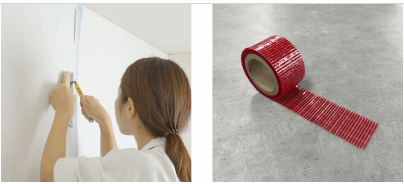 tự dán giấy dán tường