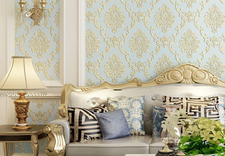 Mẫu giấy dán tường hoa văn cổ điển