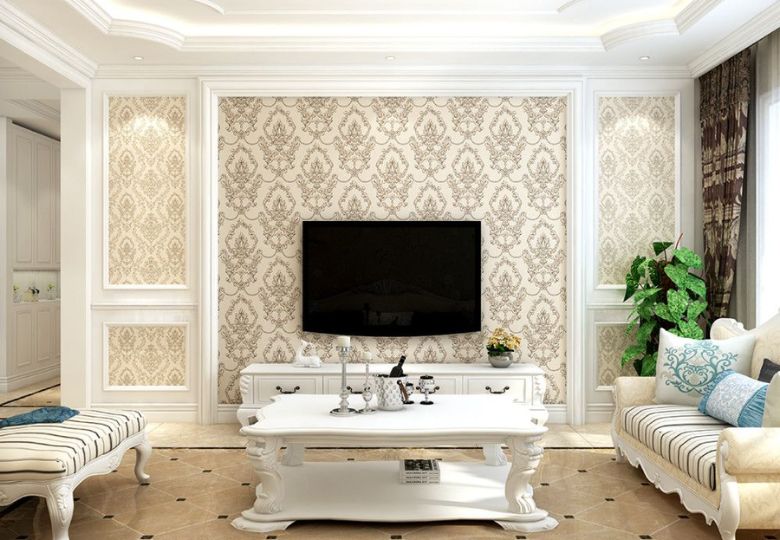 Mẫu giấy dán tường hoa văn cổ điển