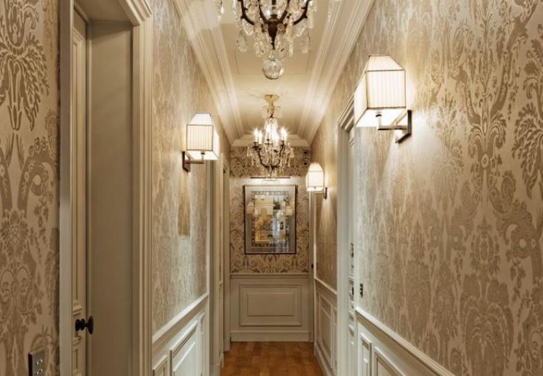 Giấy dán tường hoa văn cổ điển
