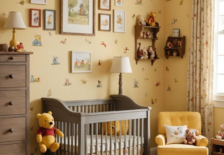 Giấy dán tường màu sắc mềm mại, an toàn cho thị giác của trẻ nhỏ